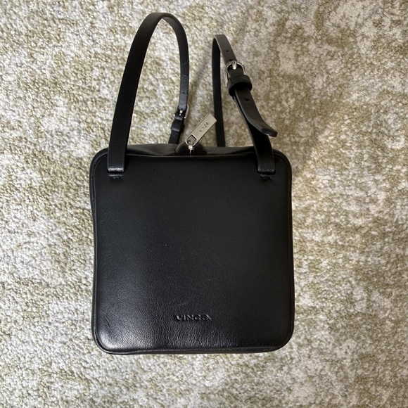 Vince Josie Leather Top-Handle Bag - Picture 6 of 8